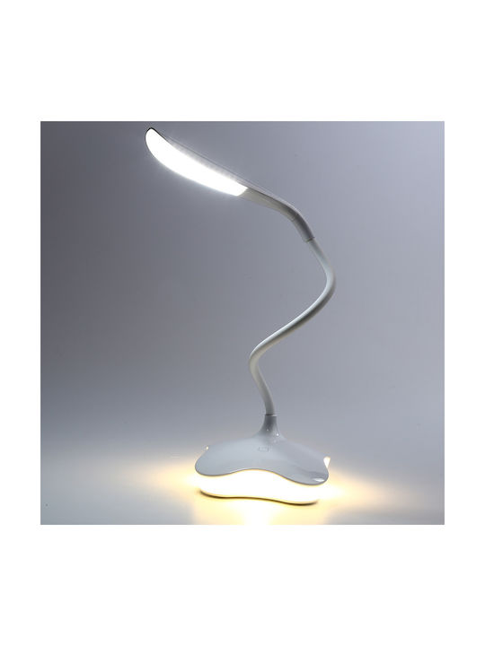 Rechargeable LED Office Lamp with Flexible Arm
