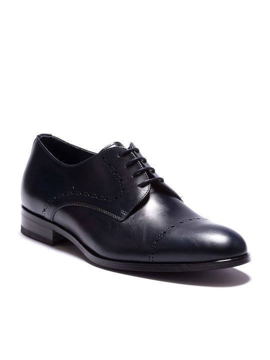 Perlamoda Δερμάτινα Ανδρικά Oxfords Μπλε