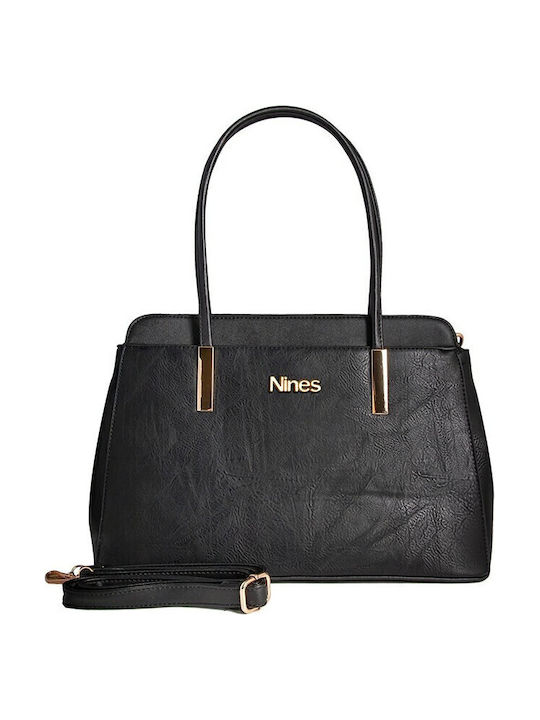 3τεμαχίων Set Women's Bag Shoulder Black