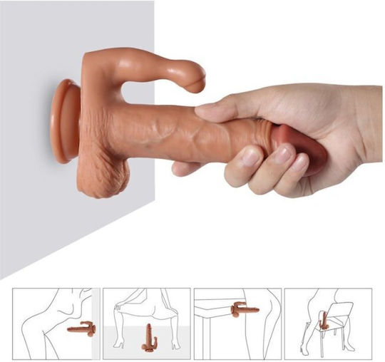 Shequ Realistisch Vibrator 20cm Fleisch