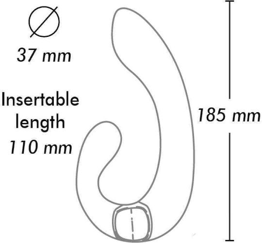 Shunga Clitoral Vibrator 9.5cm Fuchsia