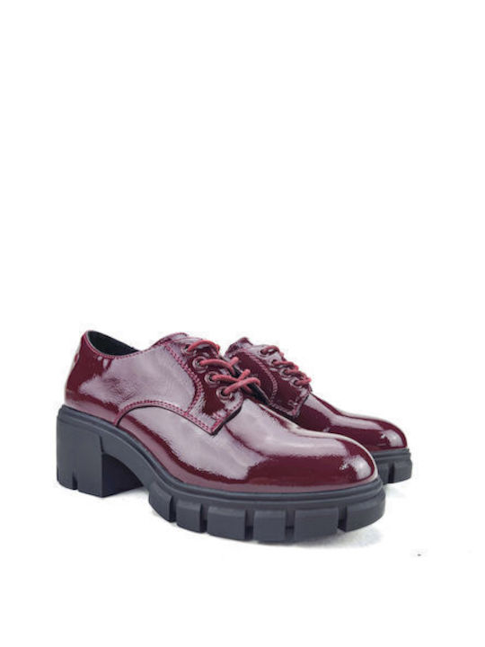 Pegabo Damen Sneakers Burgundisch