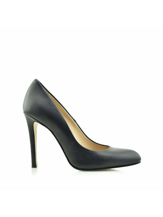 Aris Tsoubos Leather Black High Heels