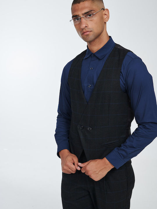 P/Coc Men's Vest Regular Fit anthracite