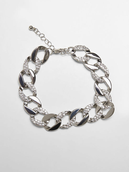 Urban Classics Set Silberne Ketten Hand