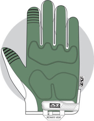 Mechanix Wear Military Glove Khaki