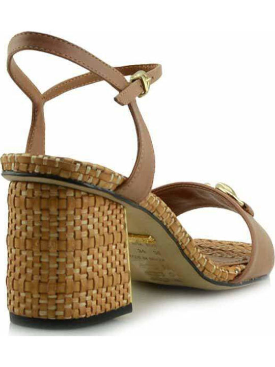 Leder Sandalen Braun