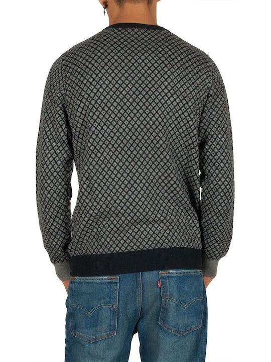 Superior Vintage Men's Long Sleeve Sweater Blue