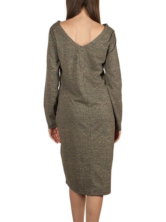 Midi Dress Khaki