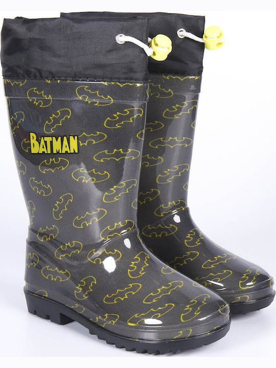 Παιδικές Γαλότσες Batman Μαύρες