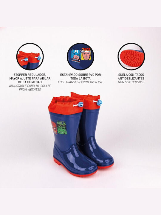 Kids Wellies Avengers Marvel Blue