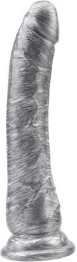 Chisa Novelties Realistisches Dildo Mit Saugnapf Silber 21.5cm