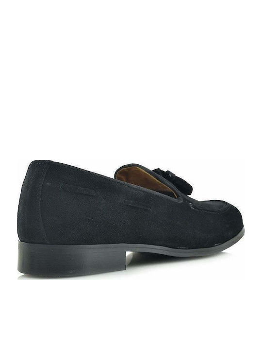 Men's Leather Moccasins Black