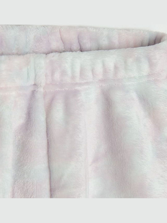 Cool Club Παιδική Πιτζάμα Χειμωνιάτικη Fleece Ροζ