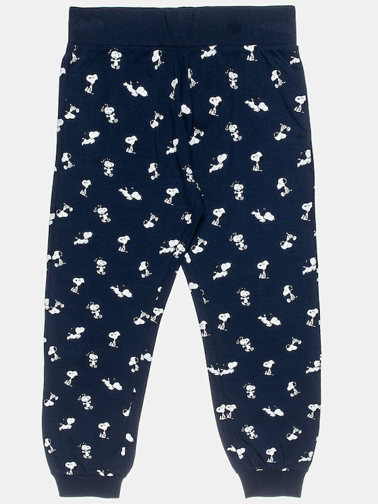 Alouette Kids' Pajamas Winter Cotton Ecru Snoopy