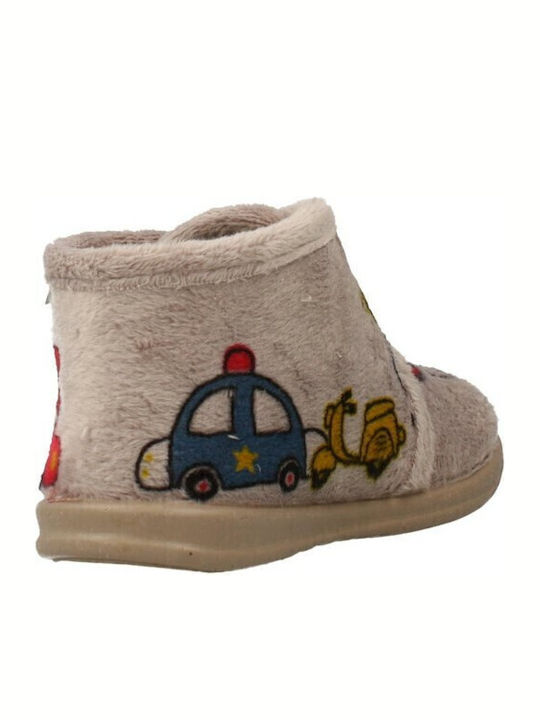 Kinderhausschuhe Stiefel Gray