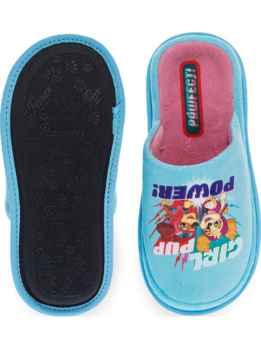 Kinderhausschuhe Türkis