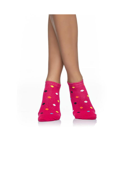 Inizio Gemusterte Socken Fuchsia 1Pack