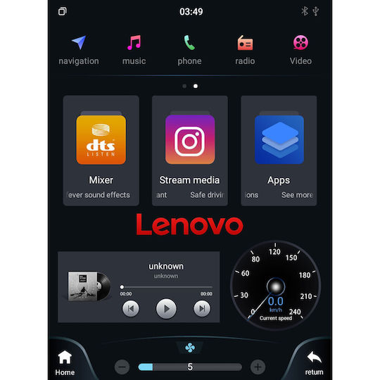 Lenovo Auto-Audiosystem für Opel Astra 2011-2016 (Bluetooth/USB/AUX/WiFi/GPS/Apple-Carplay/Android-Auto) mit Touchscreen 9.7"