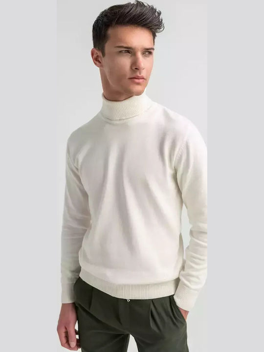 40 Long Sleeve Sweater White