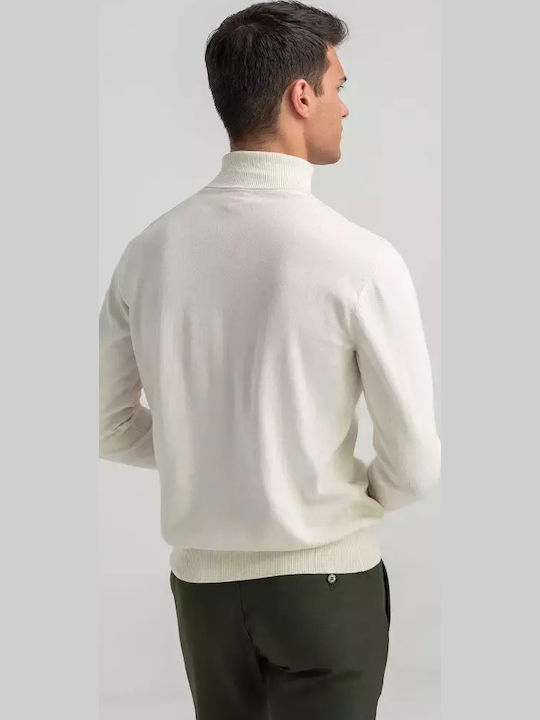 40 Long Sleeve Sweater White