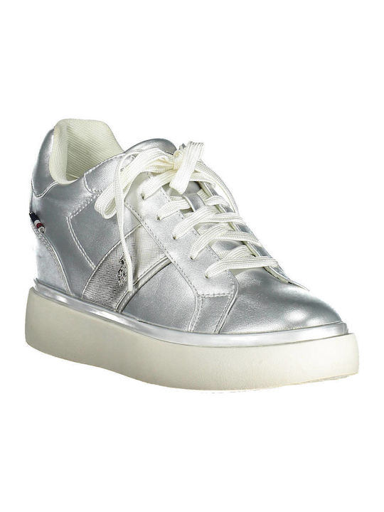 U.S. Polo Assn. Damen Sneakers Silber