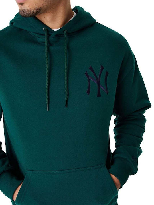New Era New York Yankees Φούτερ Green με Κουκούλα