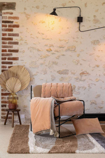 Vivaraise Elise Armchair Throw 140x200cm Salmon