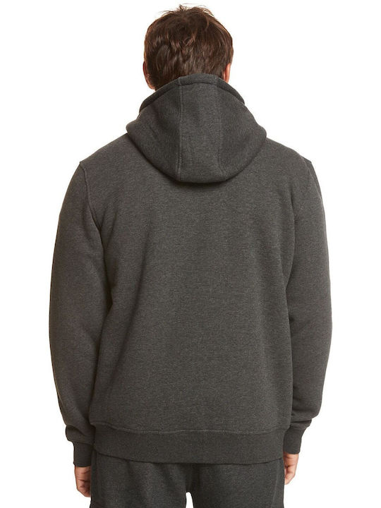 Quiksilver Men's Sweatshirt with Hood Dark Grey