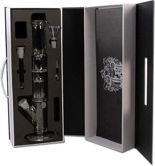 Black Leaf Bong 36cm Διάφανο