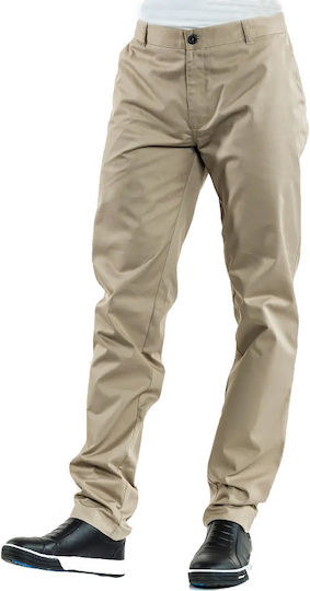 Chaud Devant Kochhose Beige mit Gummizug in der Taille