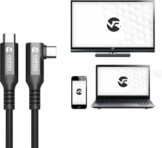 Meta Quest USB 3.2 Kabel USB Typ-C männlich Schwarz 5m