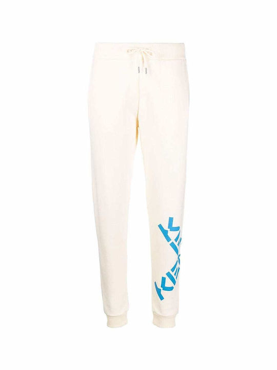 Kenzo Damen-Sweatpants Jogger Ecru