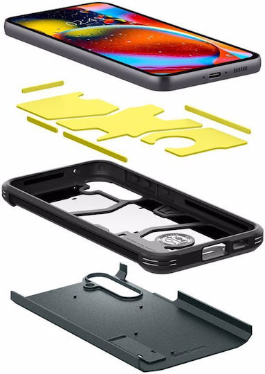 Spigen Tough Back Cover Silicone / Plastic 2mm Abyss Green (Galaxy S23 FE)