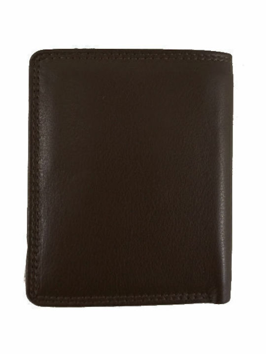 Leather Men's Wallet Classic Brown