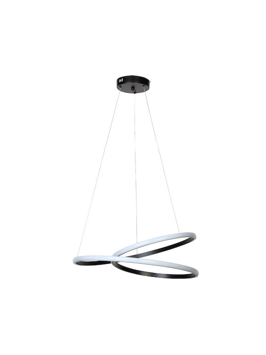 Globobox Pendant Light LED with Natural White Light Black