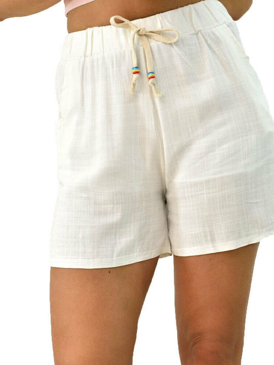 Femei Pantaloni scurți Alb