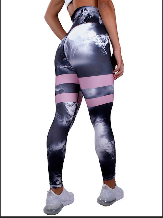 Axidwear Frauen Lang Leggings Hochgeschnitten & Push Up Multicolor