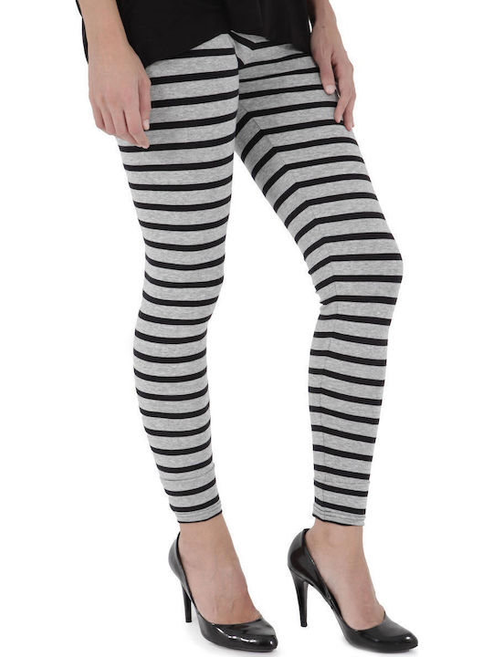 Frauen Lang Leggings Hochgeschnitten Gray