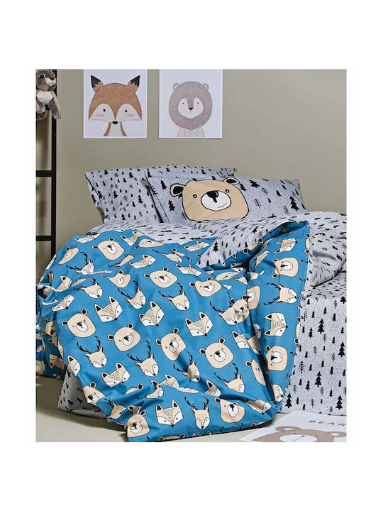 Kentia Kids Cotton Pillowcase Set 50x70cm Blue 000073874