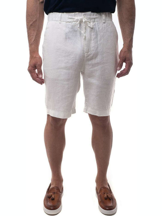 Herrenshorts Chino Weiß