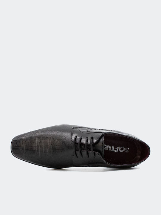 Δερμάτινα Ανδρικά Oxfords Μαύρα