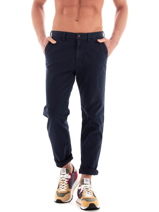 Pantaloni Chino cu Croială Normală Navy.