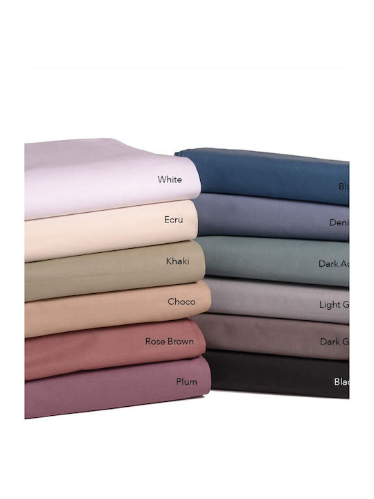 Melinen Bettbezug Baumwolle Einzelbett 160x245 Urban Line Plum