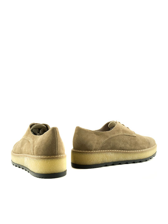 Γυναικεία Oxfords σε Καφέ Χρώμα