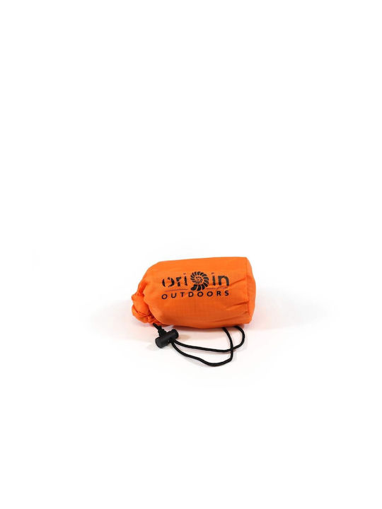 Origin Outdoors Waterproof and Windproof Work Poncho with Reflective Tapes Orange Length 132cm.