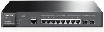 TP-LINK Managed L2 Switch with 8 Gigabit (1Gbps) Ethernet Ports and 2 SFP Ports