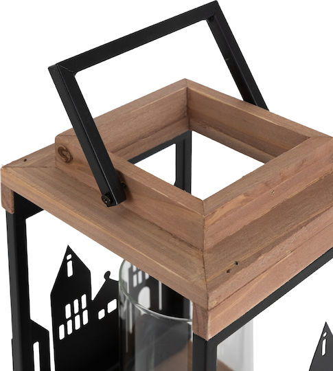 ECD Germany Christmas Wood Brown Lantern