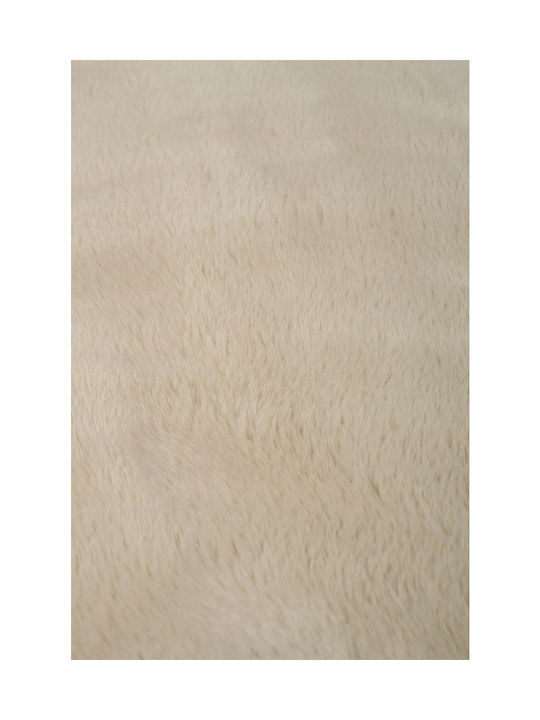 Βιοκαρπέτ Cloud Rug Round Synthetic Lt Beige