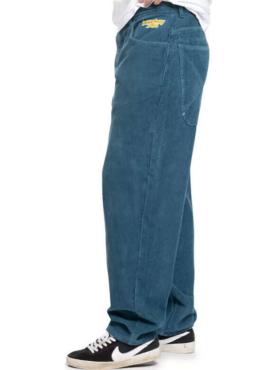 X-tra Men's Cropped Baggy Blue Jeans Pants